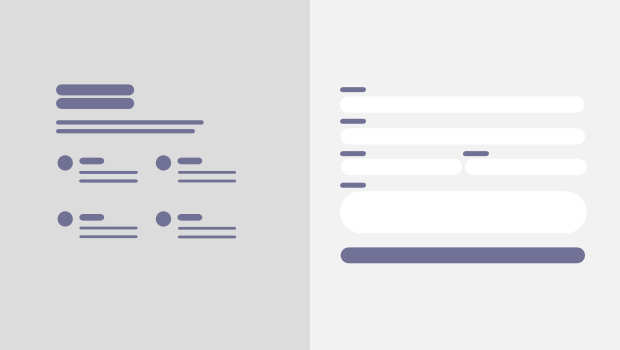 contact page sections