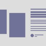 text and image page sections